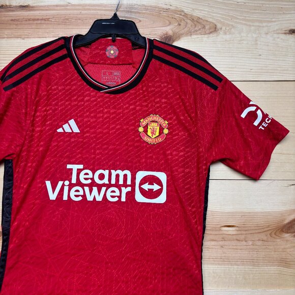 adidas Other - Manchester United Jersey Mens Large Red Casemiro‎ Slim Fit Adidas Soccer